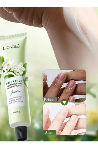 Crema Bioaqua Hidratante para Manos con Jazmín y Glicerina