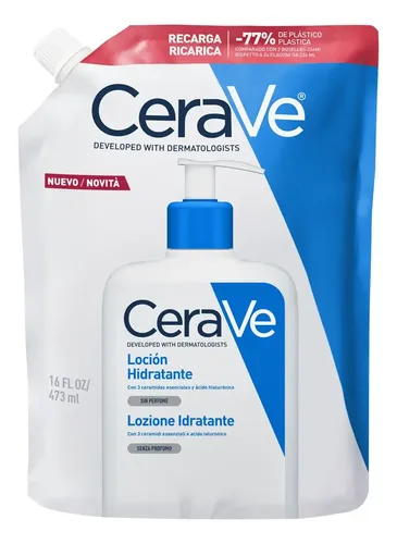 Cerave Loción Hidratante Pieles Secas Muy Seca 437ml Refill