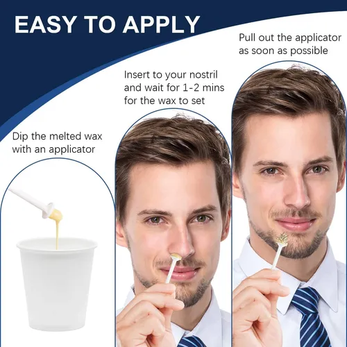 Aplicadores De Cera Nasal Rolybag, 200 Unidades, Varillas De