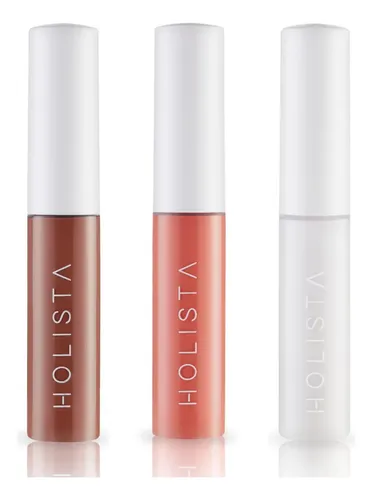 Holista Skincare Makeup Trío (bronzer Rubor Iluminador) Tono del maquillaje Sunset Peach – Sun Kissed – Gold