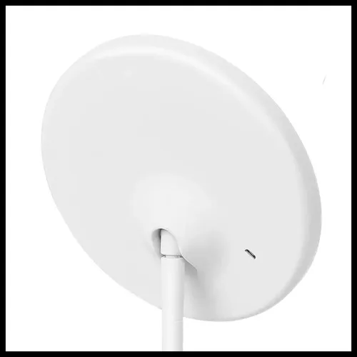 Espejo Touch Redondo Para Maquillaje Con Luz LED 3 Tonos USB 17cm