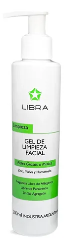 Gel De Limpieza Facial Piel Mixta Zinc Hamamelis 200ml Libra