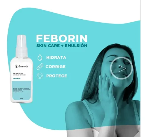 Protector Solar Feborin Fps 50 Toque Seco Sin Color Arvensis