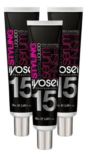 Serum Finish Styling Cristales Líquidos X 50ml Iyosei X3