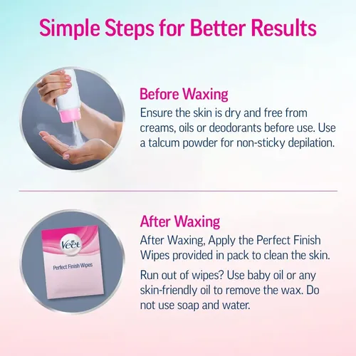 Kit De Depilación Veet Full Body Dry Skin, 20 Tiras