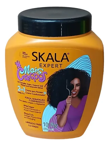 Máscara Skala Mais Crespos 2 en 1 Para Cabello Rizado y Ondulado de 1 kg