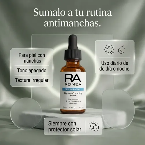 Serum Facial Romea Niacinamida 5% Manchas Poros 30ml 3×2