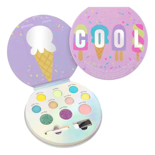 Paleta De Maquillaje Cool Glisten & Glitter  10 Sombras