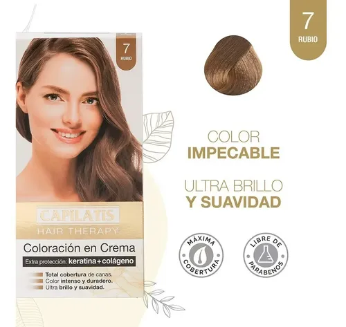 Capilatis Coloración En Crema Rubio Tono 7