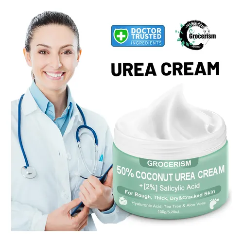 Crema 8urea, 50 Por Ciento Para Pies, 10.58 Onzas Con Avena
