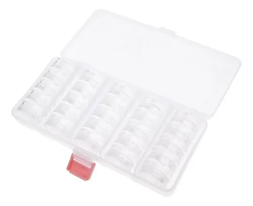 25, Frascos Pequeños Transparentes, Envases De Cosméticos,
