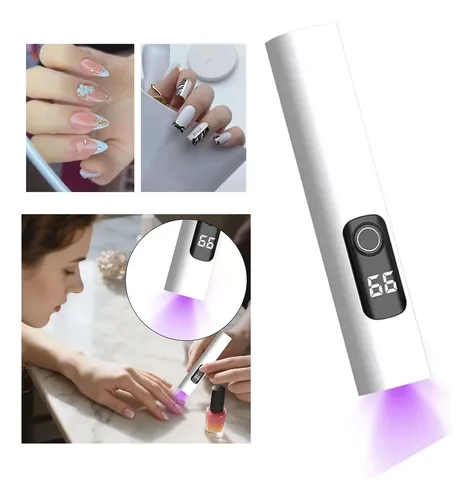 Lampara Led Mini Mano Uñas Gel Luz Uv Usb Compacta