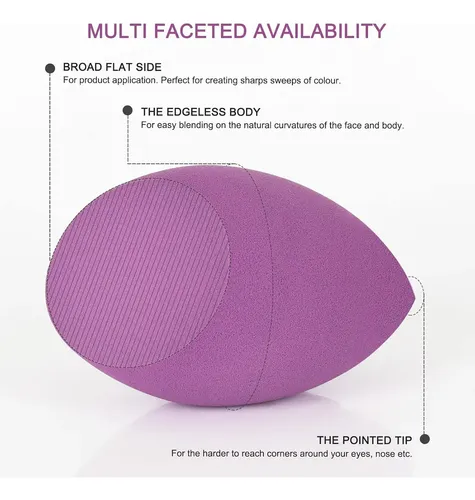 Esponjas De Maquillaje Otniap Extra Grande 11cm Para Cuerpo