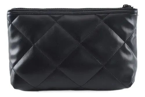 Neceser Oreiro Love Tipo Estuche Ideal Para Viaje Maquillaje Negro Lisa