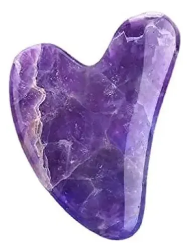 Herramienta Gua Sha Amatista – Piedra Natural