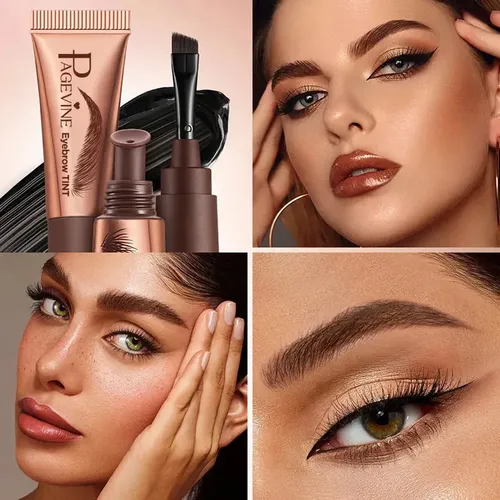4 Colores Cejas Peel Off Waterproof Semipermanente