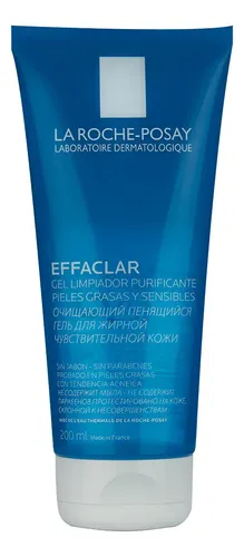 La Roche Posay Effaclar Gel Moussant Limpiador Purificante Pieles Grasas Sensibles 200ml