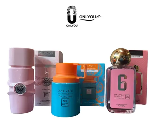 Set De 3 Perfumes Arabes Miniatura Onlyou 30 Ml Mujer