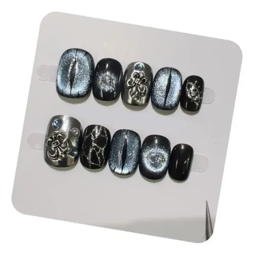 Calidad Superior Pegatinas De Arte De Uñas Punk Pesado