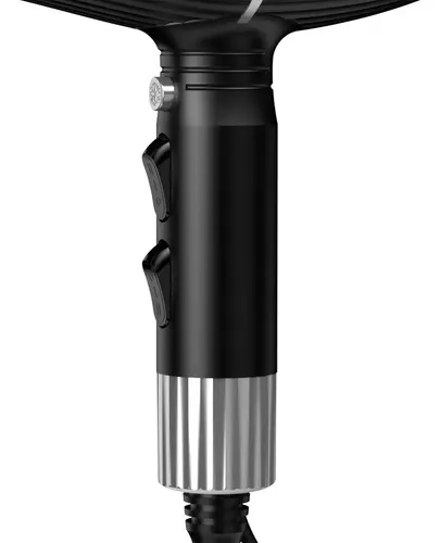 Secador De Pelo 2400w 2 Velocidades 3 Temperaturas Color Negro