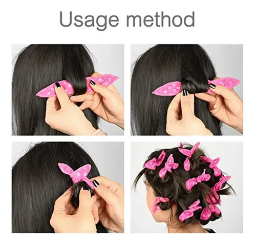 Esponja Rizadora De Pelo, 20 Rulos Para Cabello Con Punta On