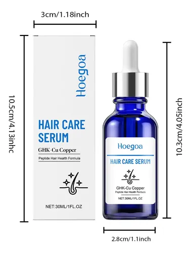~sérum Capilar Con Péptido De Cobre Hoegoa Para Cueroc@