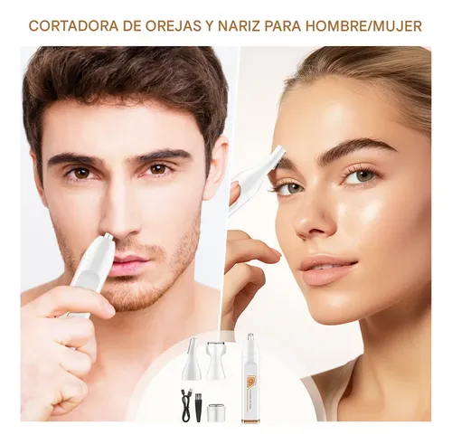 Cortador De Pelos Nariz E Orelha Homem Mulher Elétrico /zj
