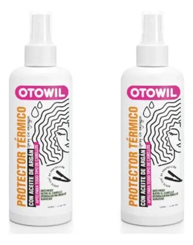 Protector Termico En Spray  Anti-frizz X180ml Kit 2 Unidades