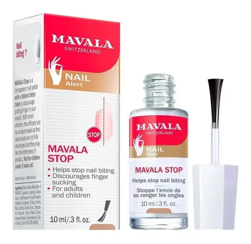 Mavala Stop 10ml Basta Uñas Mordidas Suiza Translúcido