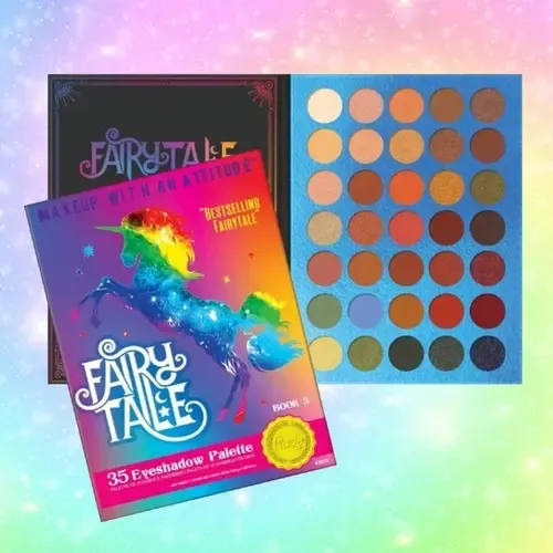 Paleta 35 Sombras Mate y Brillante Fairy Tale Book 3 Rude Cosmetics