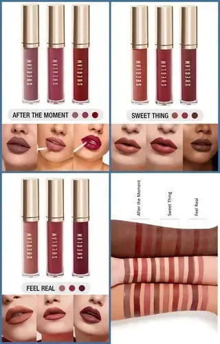 Lápiz labial líquido mate Allure Sheglam Color Private Tour de 3 colores