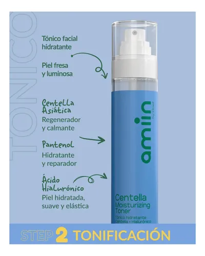 Idraet Amiin Tónico Hidratante Centella Y Hialuronico 125ml