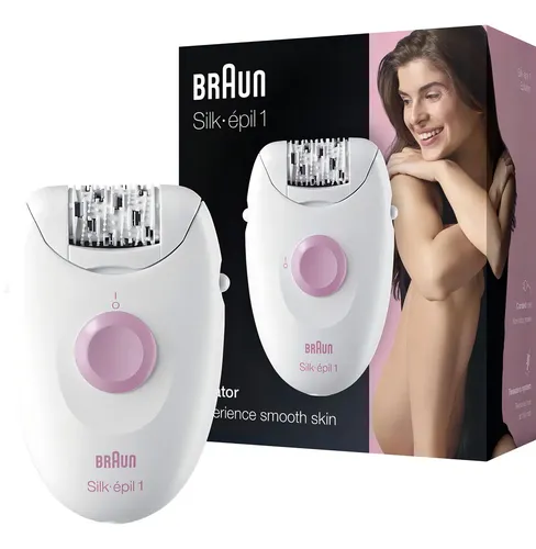 Depiladora Braun Silk Epil 1170 Serie 1 Super Suave- Alemana Color Blanco