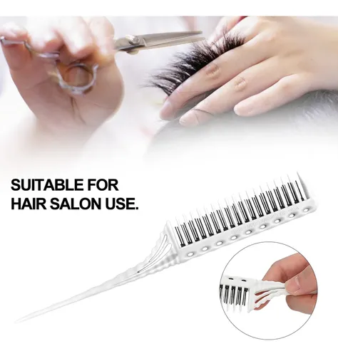 Peineta Ligera Y Blanca Para Peinar El Cabello, Suministros  White