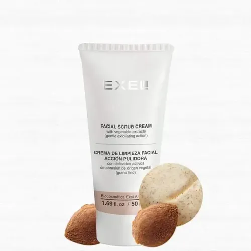 Crema De Limpieza Facial Exfoliante Acción Pulidora Exel
