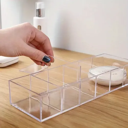 Caja De Almacenamiento De Maquillaje Acrílica Extraíble Con
