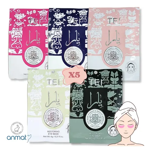 Parches Para Ojos Mascarilla X5 Arabes Yara Restaurador Tei