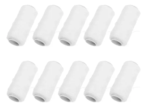10 Rollos De Hilo Para Depilación Y Cejas