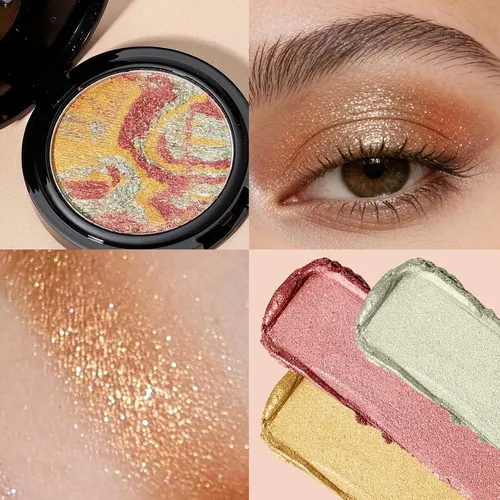 Paleta De Sombras Desert Sunset Glitter U-shinein