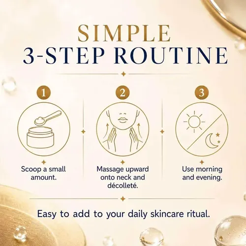 Crema Antiedad Para Cuello Con Peptidos Para Piel Suave Fragrance-free