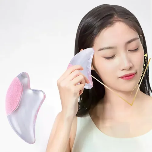Transparent Scraping Treatment Crystal Gua Sha Plate