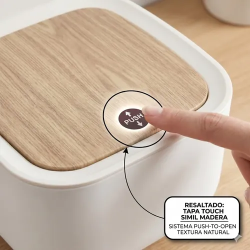 Organizador P/ Maquillaje Cosmetic Compacto C/ Tapa Push Up