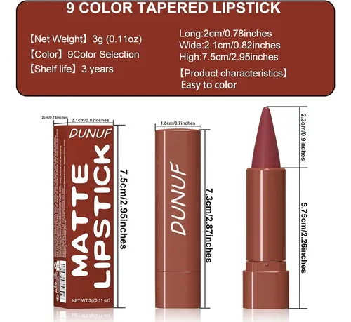 Set De Delineadores Y Labiales Mate Mooglamor 9 Colores