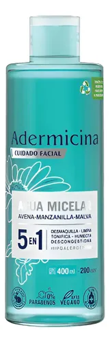 Adermicina Agua Micelar Cuidado Facial X 400 Ml