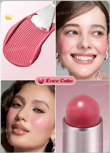 Rubor En Barra Hidratante Buttery Bliss Sheglam Blush Stick Tono Del Maquillaje Love Cake