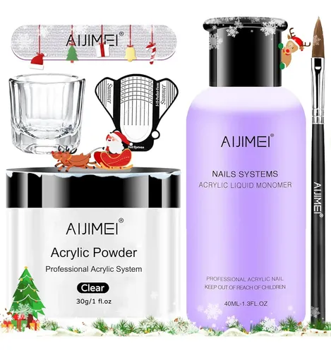 Kit De Uñas Acrílicas Profesional Aijimei Set A