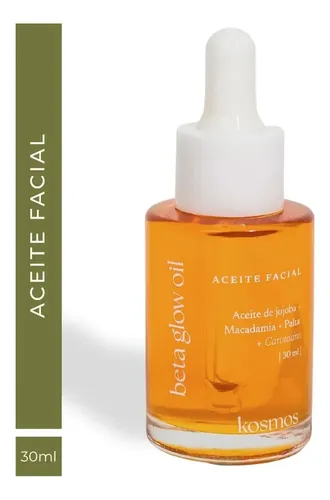 Aceite Antioxidante Kosmos Beta Glow de Palta, Jojoba y Macadamia para Masajes 30 mL