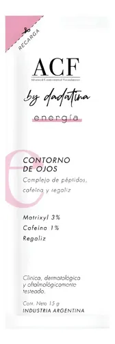 Acf Dadatina Energía Crema Contorno De Ojos Recarga Local