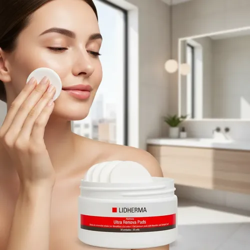 Ultra Renova Pads Grasa Acne Salicilico Mandelico Lidherma