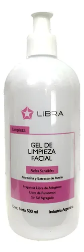 Gel De Limpieza Facial Piel Sensible 500ml Libra